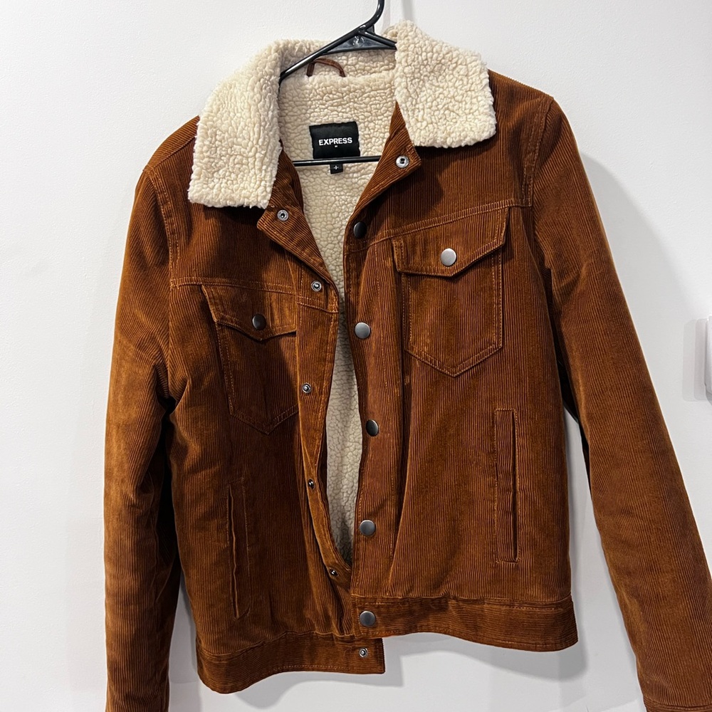 Express Cream Sherpa Jacket